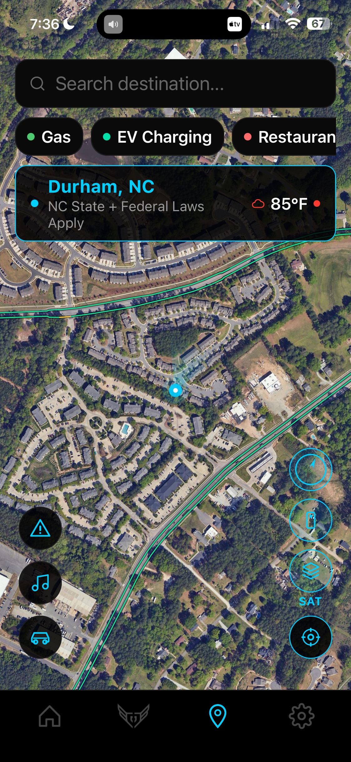Navigate tab